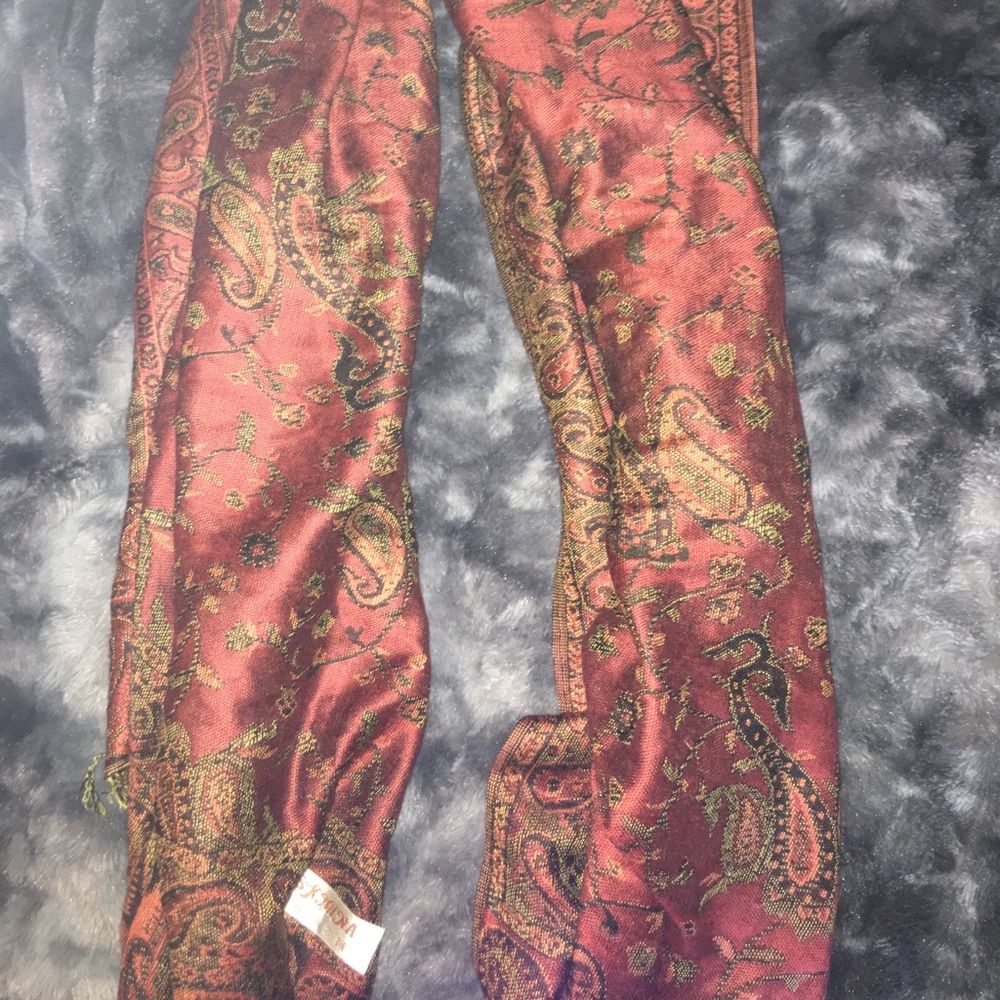 Brown Paisley Paisley Pashmina Scarf